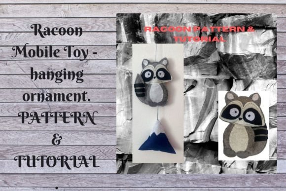 Reeko Racoon Christmas Ornament, PDF