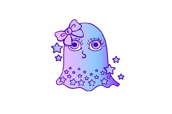Pastel Goth Ghost - Sticker