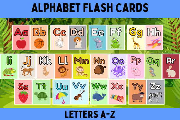Alphabet Flash Cards Set