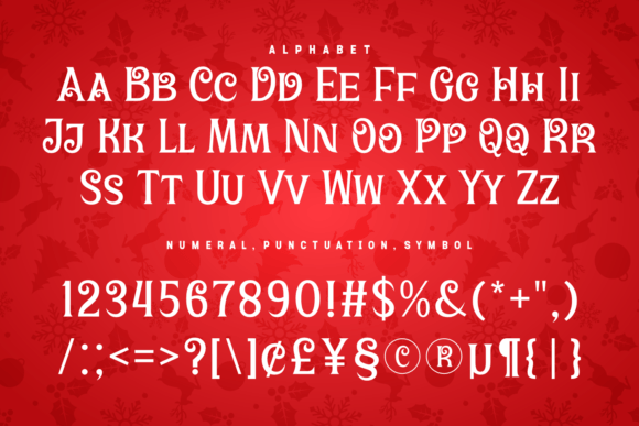 Awesome Christmas Font - Preview 5