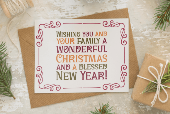 Awesome Christmas Font - Preview 3
