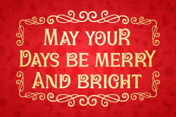 Awesome Christmas Font - Preview 2