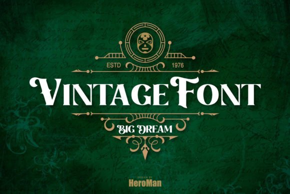 Big Dream Vintage Font - Preview 4