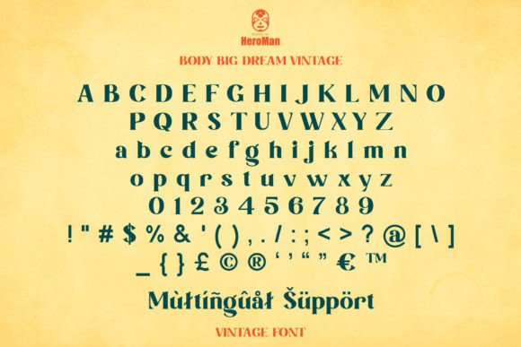 Big Dream Vintage Font - Preview 6