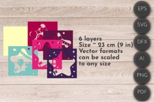 Birthday 3D Layered Shadow Box Svg · Creative Fabrica
