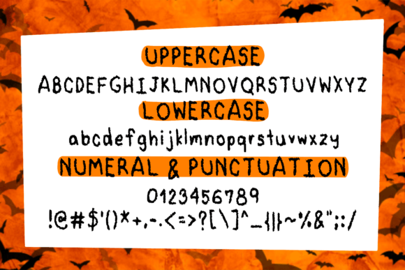 Boo Font - Preview 1