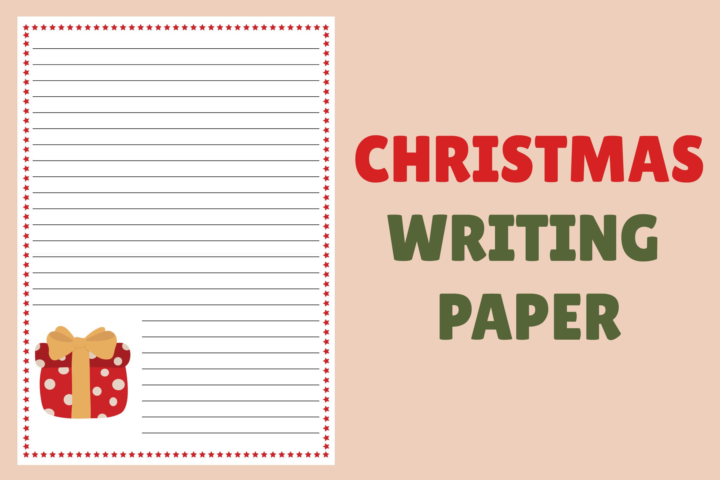 Christmas Creative Writing Paper 05 Graphic by Sarita_Kidobolt ...