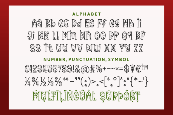 Christmas Peace Font - Preview 4