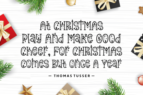 Christmas Peace Font - Preview 1