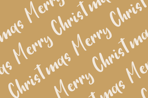 Christmas Scarves Font - Preview 3