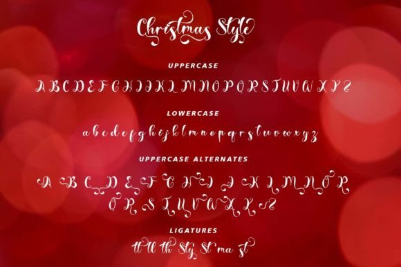 Christmas Style Font - Preview 6