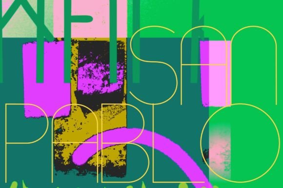 Circle Font PNG with transparent background - Preview 1