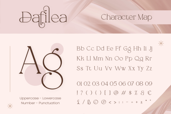 Dafilea Font - Preview 1