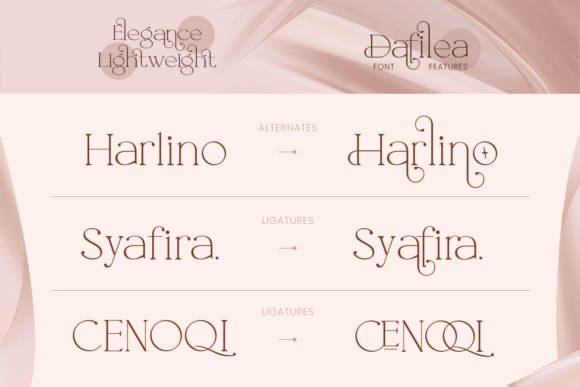 Dafilea Font - Preview 4