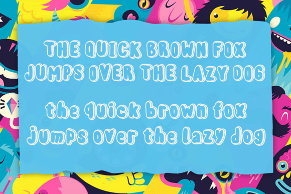Fancy Poster Font PNG with transparent background - Preview 3
