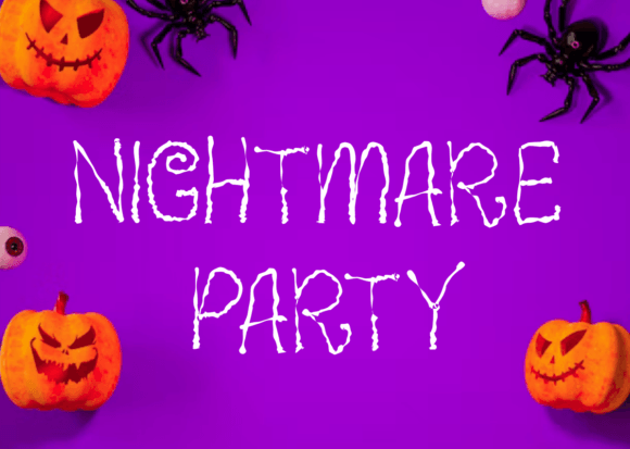 Farmhouse Halloween Font - Preview 1