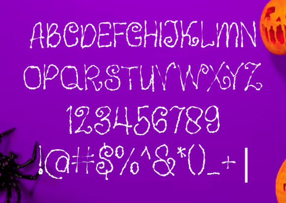 Farmhouse Halloween Font - Preview 3