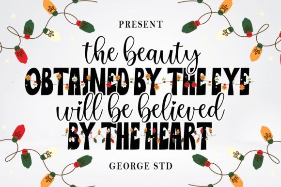 Handmade Lights Font PNG with transparent background - Preview 2
