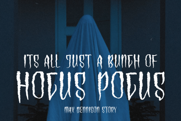 Haunted Vampire Font - Preview 6