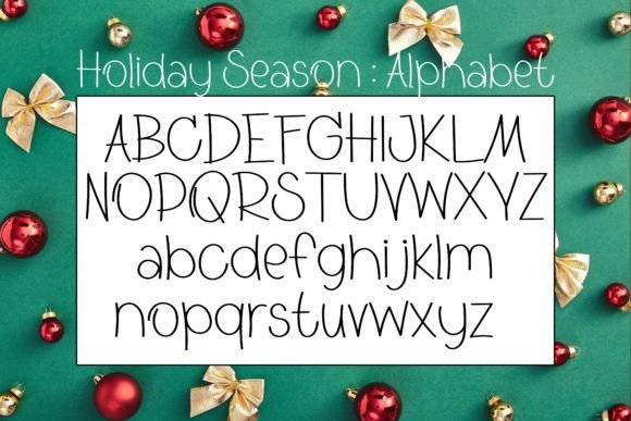 Holiday Season Font - Preview 2