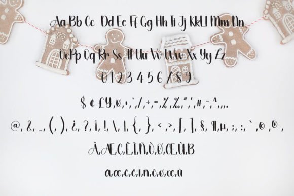 House Holidays Font PNG with transparent background - Preview 3