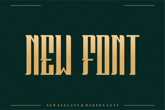 Kirenager Font - Preview 1