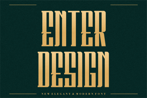 Kirenager Font - Preview 3