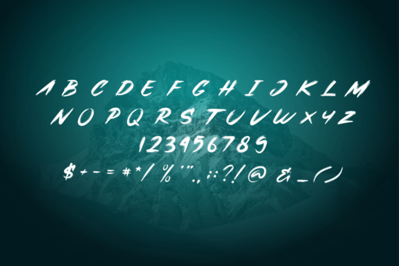 Marcada Font PNG with transparent background - Preview 4