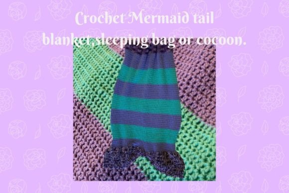 Mermaid Tail Cosy Sleeping Bag Crochet