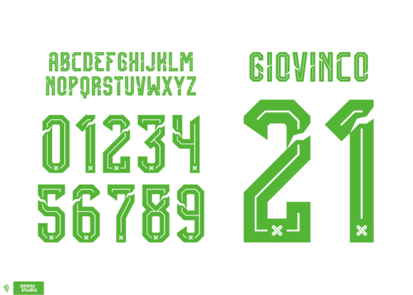 Panthera Font PNG with transparent background - Preview 3