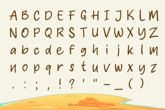 Richie Rush Font PNG with transparent background - Preview 4