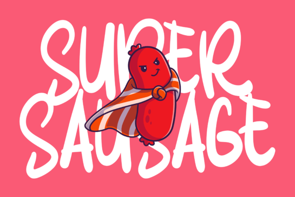 Rush Boy Font PNG with transparent background - Preview 2