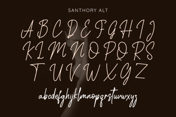 Santhory Font PNG with transparent background - Preview 4
