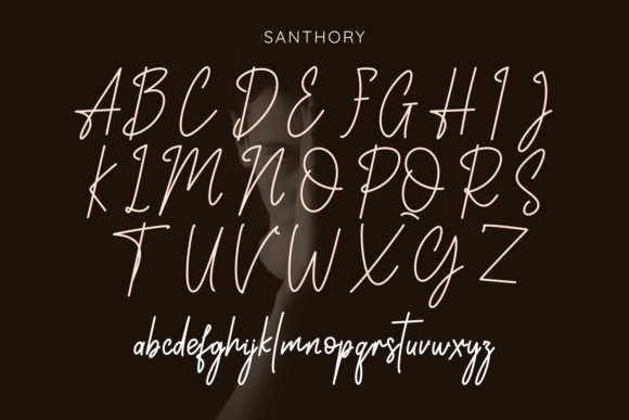 Santhory Font PNG with transparent background - Preview 5