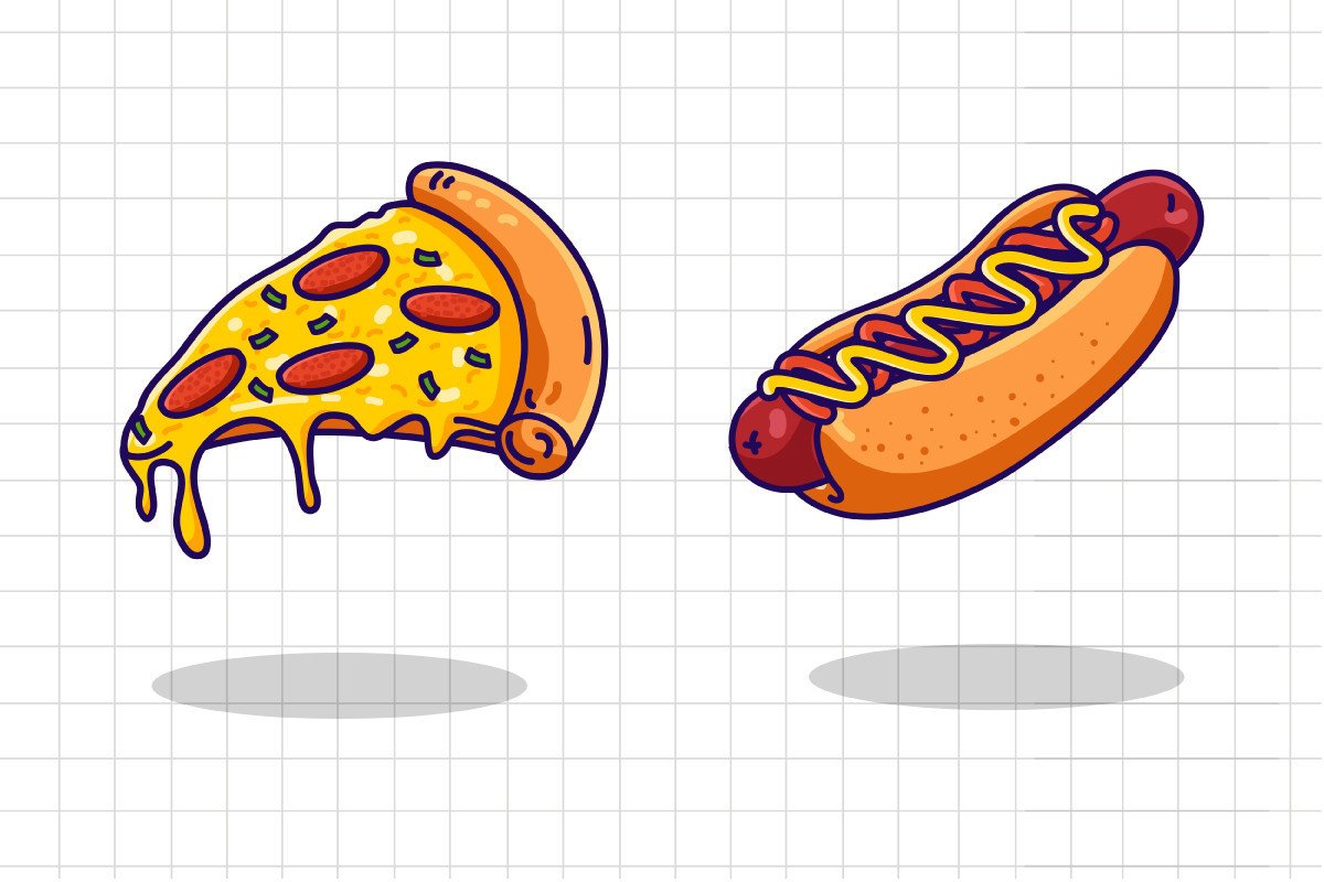 Tasty Fast Food Illustration