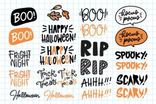 The Halloween Sticker Pack Graphic by Lollipop Hand Drawn · Creative ...