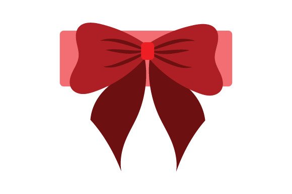 Candy Cane Christmas Bow SVG Cut file by Creative Fabrica Crafts ...