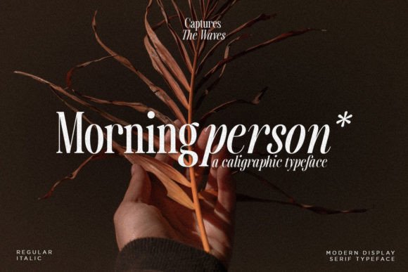 Captures the Waves Font - Preview 1