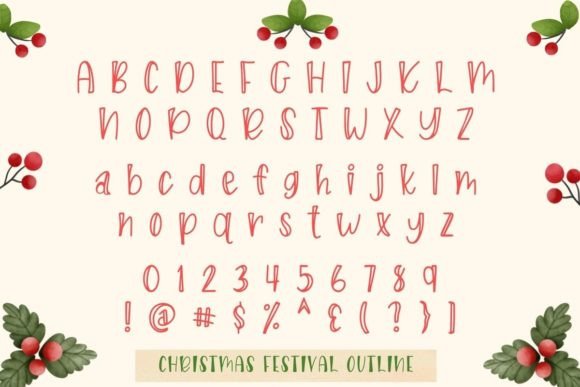Christmas Festival Font - Preview 5