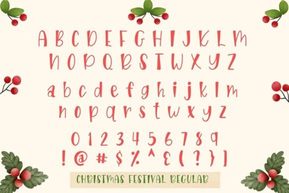 Christmas Festival Font - Preview 4