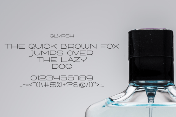 Crowdy Monoletter Font PNG with transparent background - Preview 1