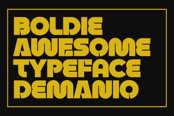 Demanio Font - Preview 2