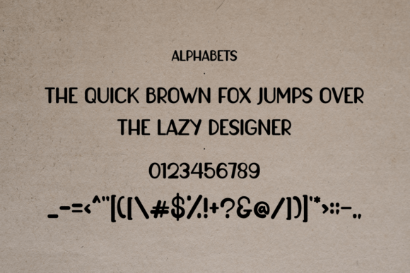 Djavarema Font - Preview 3
