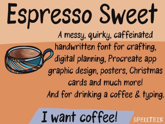 Espresso Sweet Font - Preview 2