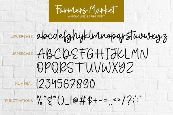 Farmer Market Font - Preview 6