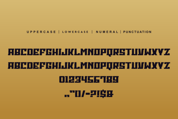 Gaze Riszonk Font - Preview 3