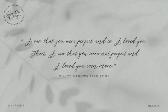 Gillcy Font - Preview 2