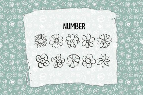Happy Flowers Font - Preview 2