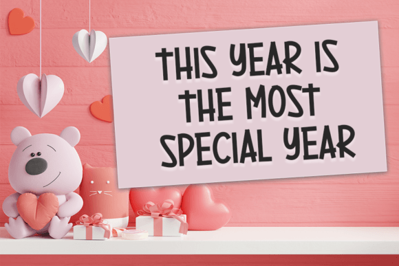 Holly Christmas Font - Preview 4