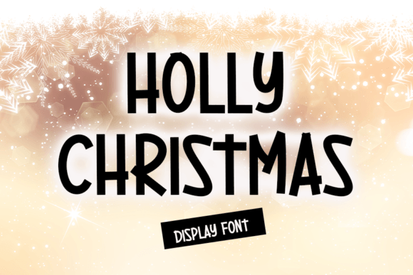 Holly Christmas Font - Preview 6